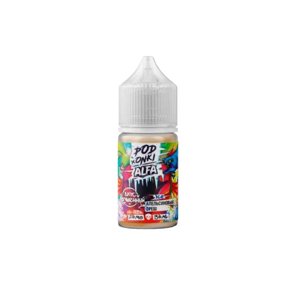 Жидкость PODONKi ALFA ICE Манго апельсин nic Ultra 20mg, 30ml