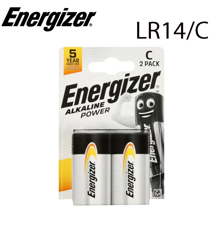 Батарейка Energizer LR14 BL 2 Alkaline POWER ЗА УПАКОВКУ