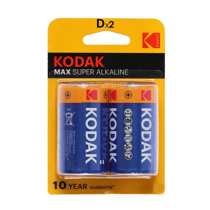 Батарейка Kodak LR20 BL 2 MAX SUPER ЗА УПАКОВКУ