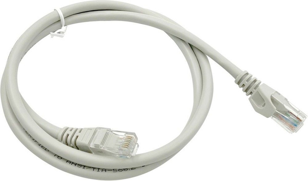 Кабель патч-корд RJ-45 Орбита кат.6e 3м, на 4 витые пары, синий пакет (OT-PCC21)