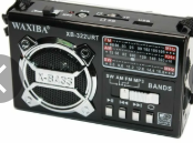 Приемник Waxiba XB-391URT аккумуляторно-сетевой, AUX/USB/SD/microSD до 32Гб, питание: аккумулятор вс