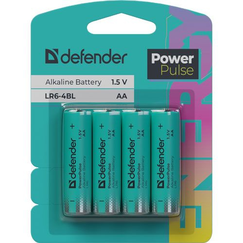 Батарейка Defender LR6 BL 4 PowerPulse ЗА УПАКОВКУ