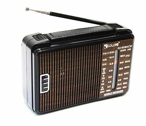 Приемник Radio RX-608AC сетевой, AUX, питание: 220B, (2хR20)