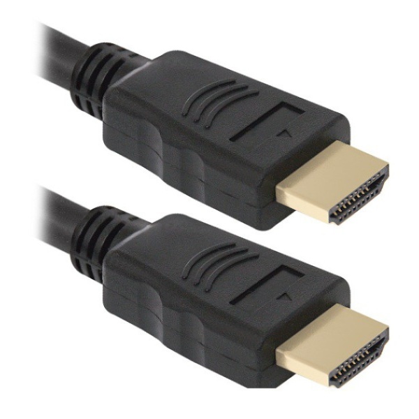 Кабель HDMI-HDMI Defender длина 1м, ver. 2.0 пакет черный 08-87334