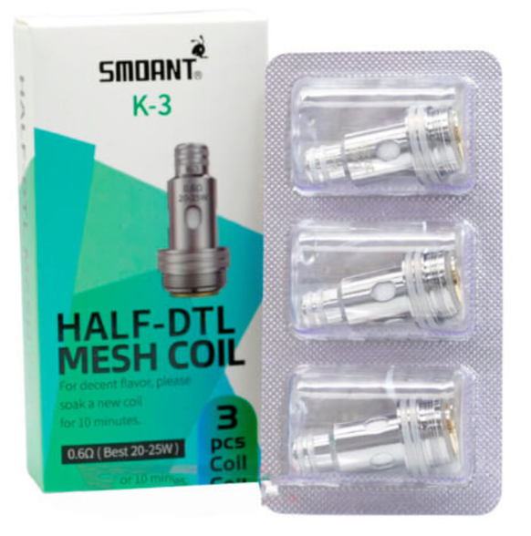 Испаритель Smoant Pasito 2/Knight 80 K3 Half-DTL Mesh 0.6ohm Coil KL-031-D-COIL
